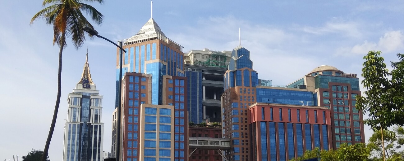 UB City towers in Bengaluru, a popular city for UK professionals moving to India